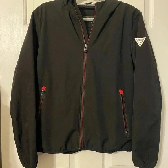 Guess Hooded Soft-Shell Jacket, Size L‎ - Picture 3 of 9
